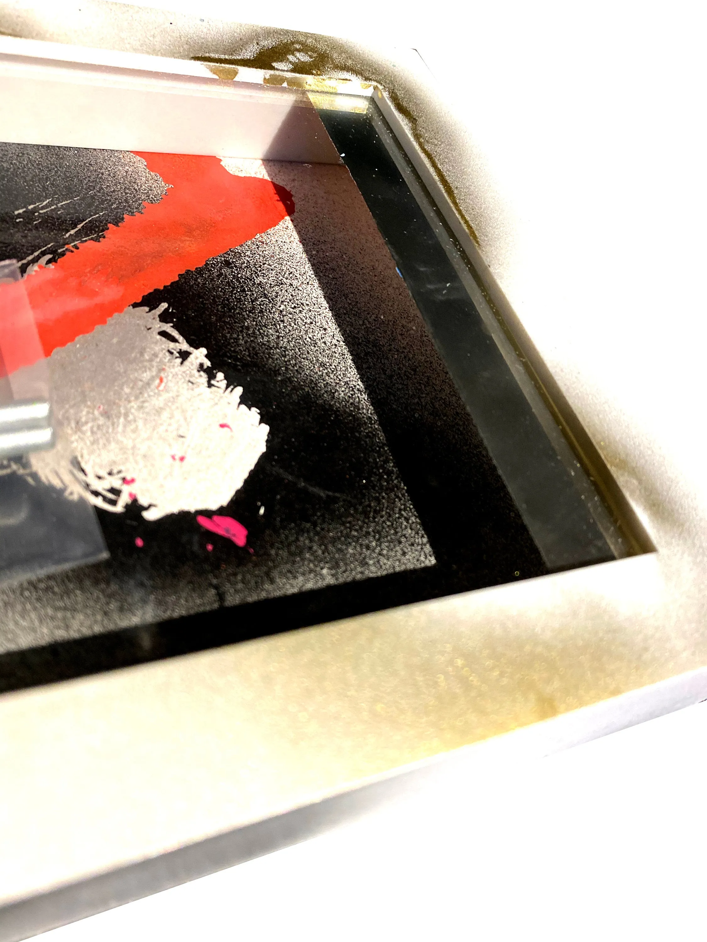 AEQEA human://Skullhead "Future FINISHED" custom mini figure framed in with glass and art deco card back