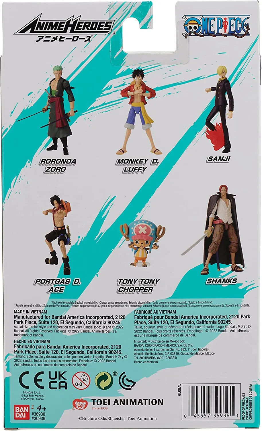 Anime Heroes One Piece Chopper Action Figure Bandai