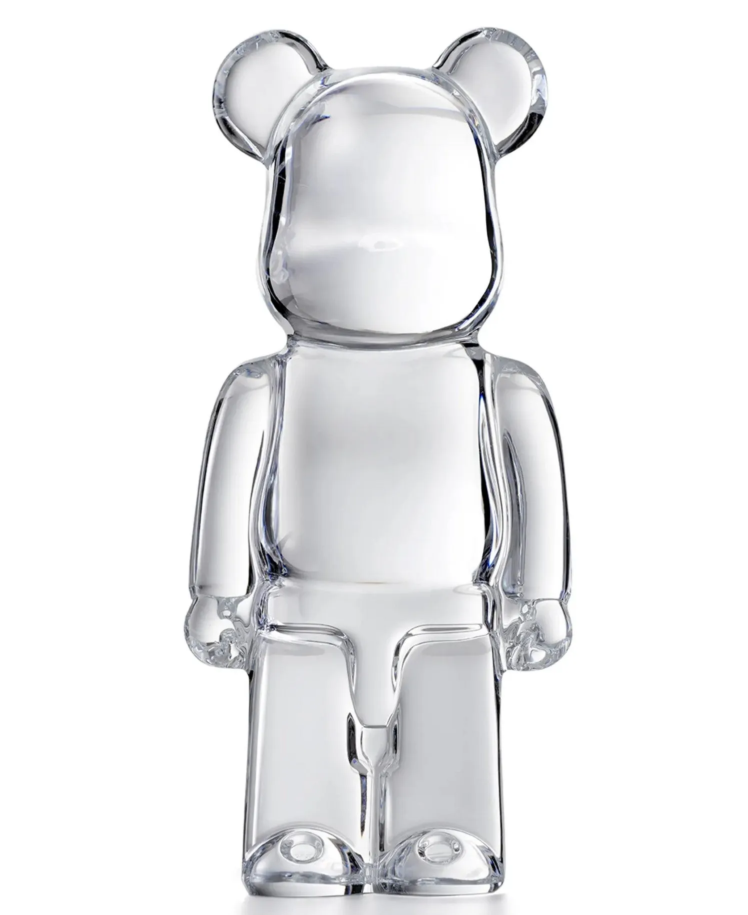 Baccarat Clear 200% Be@rbrick Crystal Glass Art Toy by Medicom