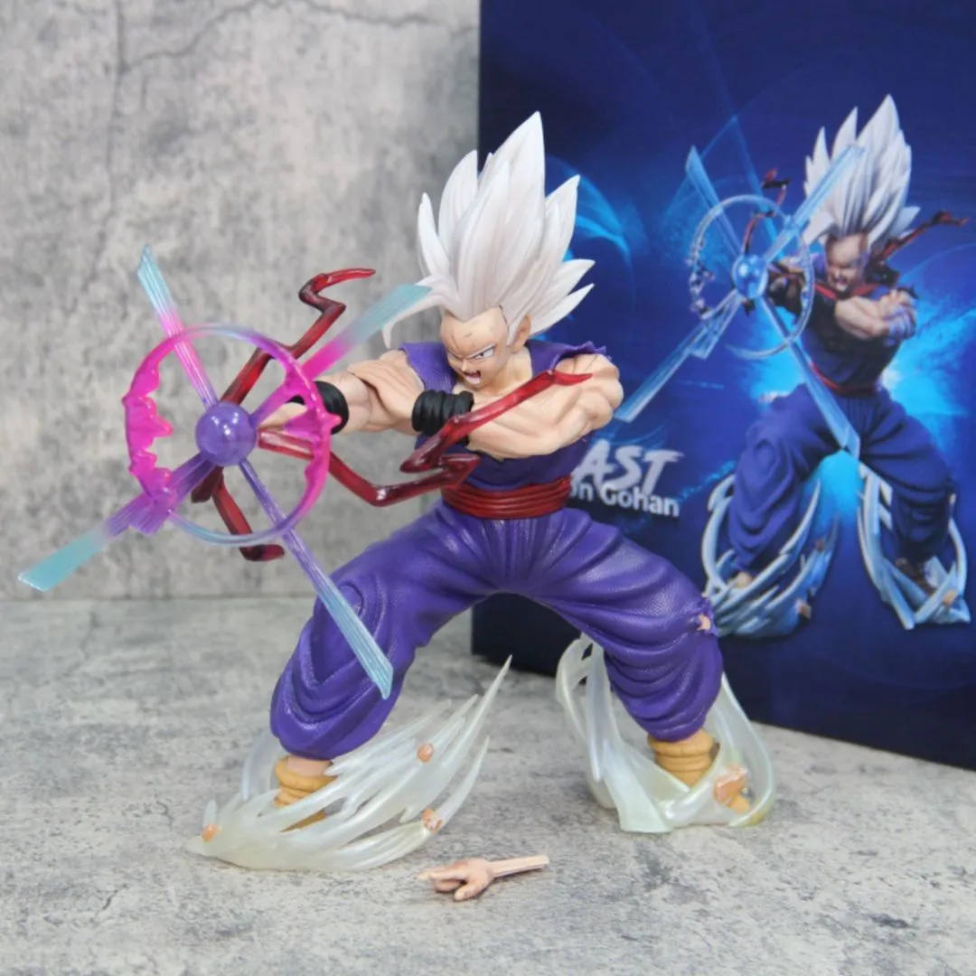 Beast Gohan Action Figurine | 25cm Statue with Magic Light Kill Pose
