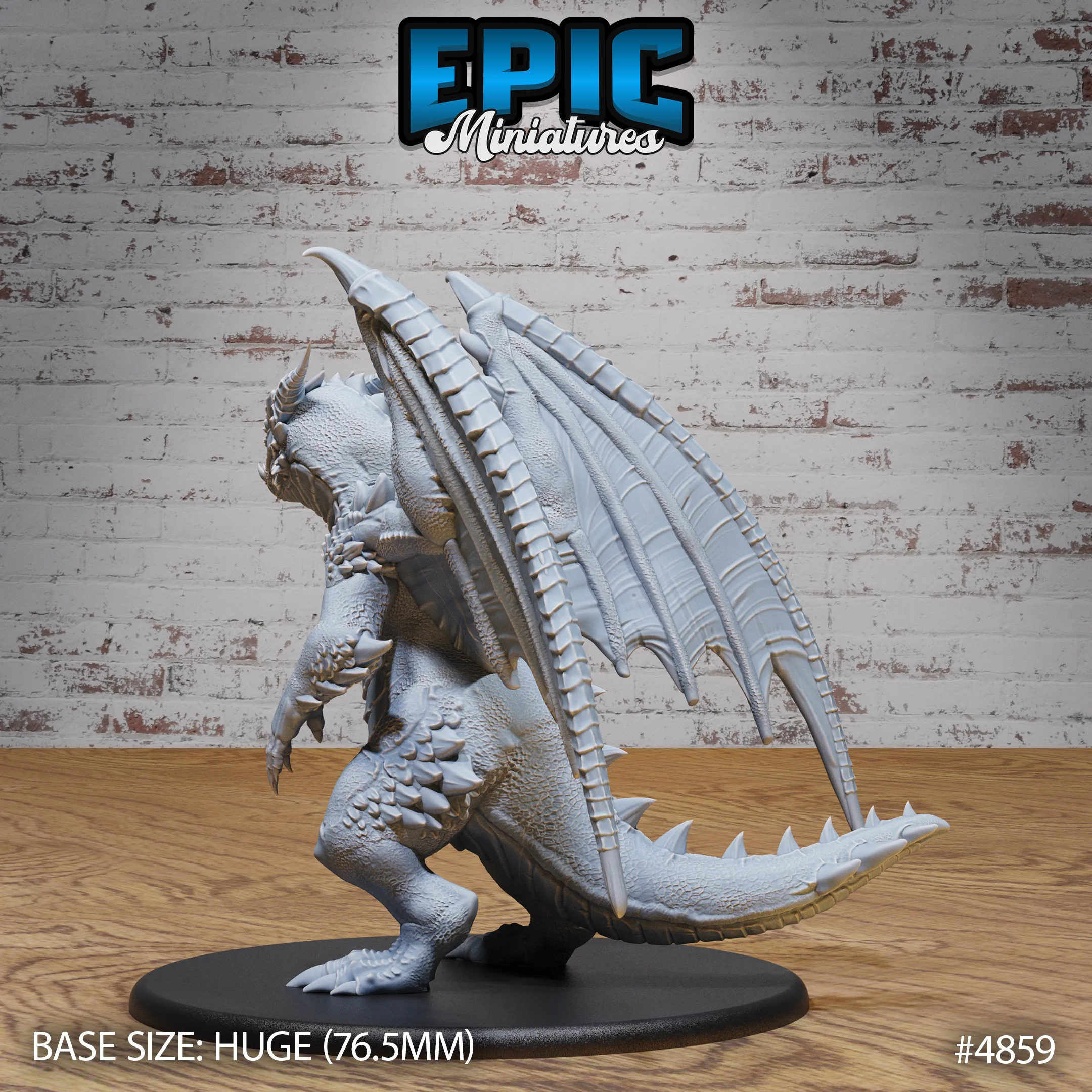 Bipedal Dragon Set (#4859-#4862) by Epic Miniatures | D&D Tabletop Miniatures