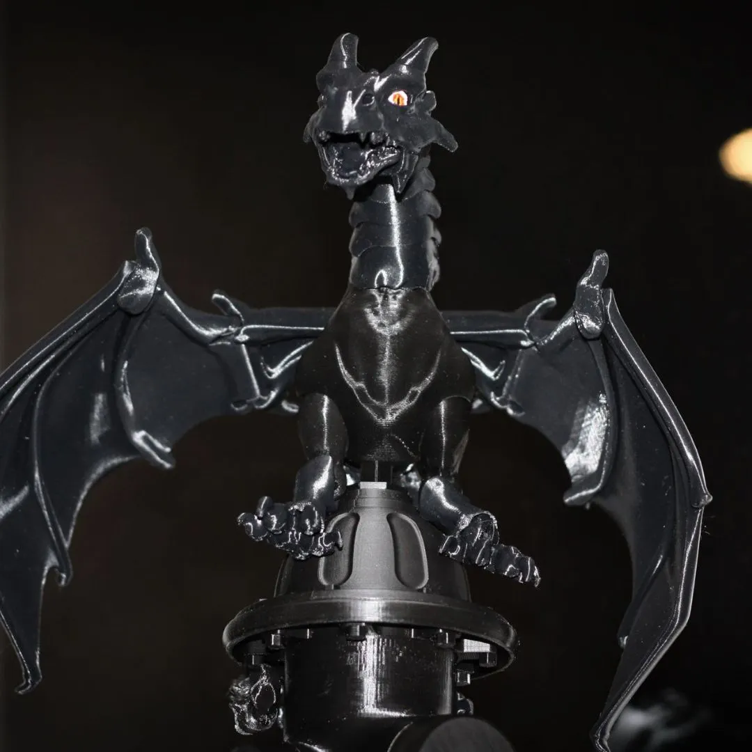 BJD Articulated Dragon Toy - Customizable, Ball Jointed Dragon, 45 Joints