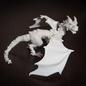 BJD Articulated Dragon Toy - Customizable, Ball Jointed Dragon, 45 Joints