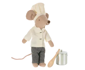 Chef mouse w. soup pot and spoon