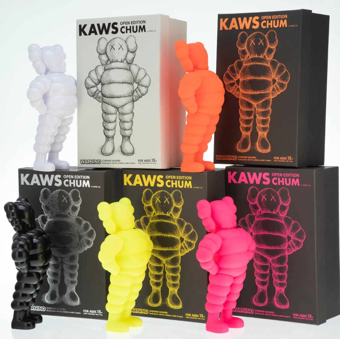 Chum 22 Black Art Toy by Kaws- Brian Donnelly