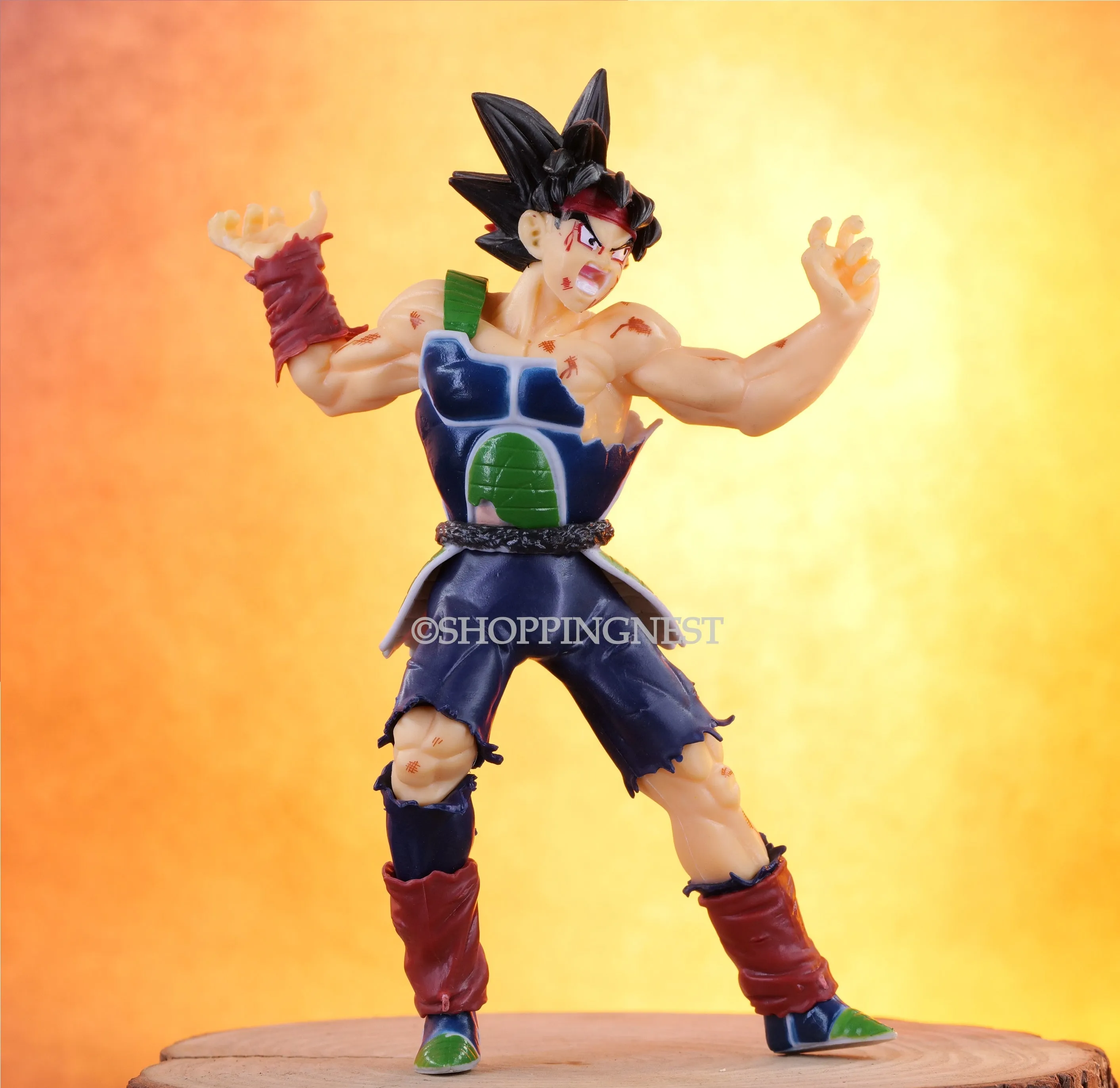 DBZ Bardock self standing saiyan model Action Figure PVC Figurine | 16 CMS |