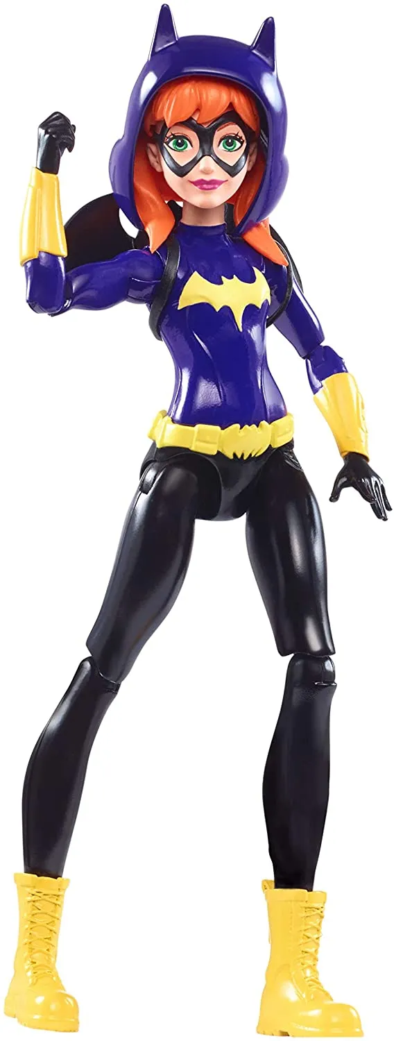 DC Super Hero Girls Batgirl 6" Action Figure -  Articulated For powerful Posing - Included Batpack