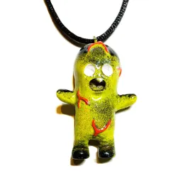 Dehara Menta Kun Resin Art Lulubell Toy Pendant CREEPER Custom Necklace AEQEA Edit