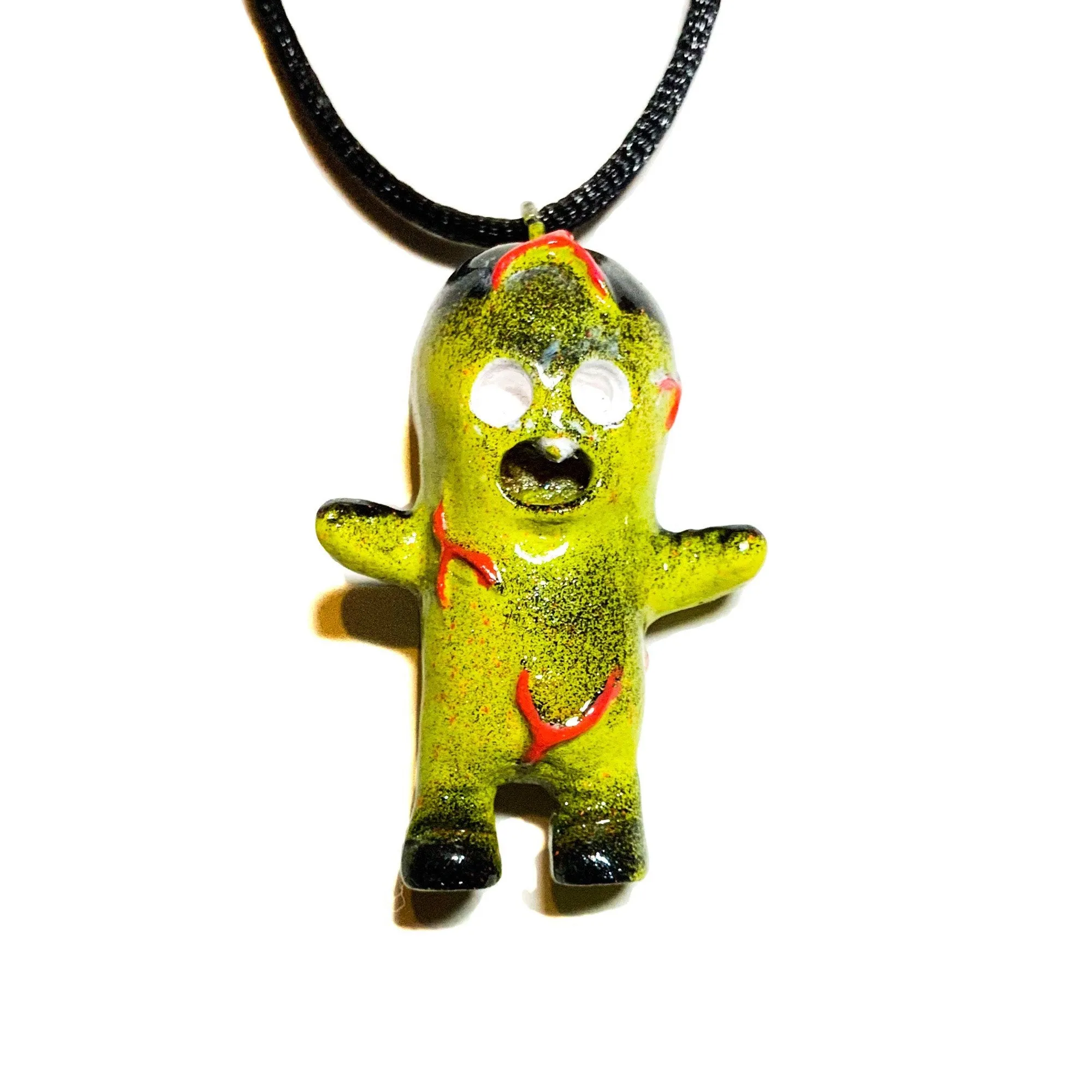 Dehara Menta Kun Resin Art Lulubell Toy Pendant CREEPER Custom Necklace AEQEA Edit