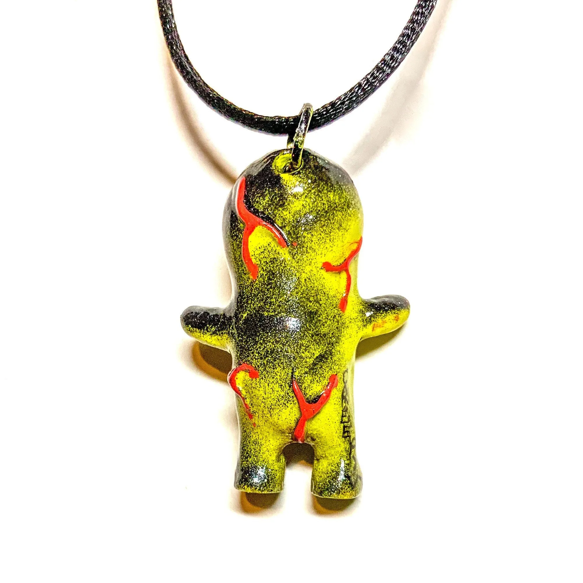 Dehara Menta Kun Resin Art Lulubell Toy Pendant CREEPER Custom Necklace AEQEA Edit
