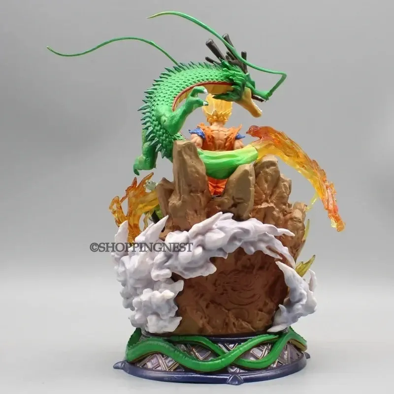 Dragon Ball Son Goku Figure Super Saiyan Action Figurine Cell Shenron Buu Model | 23cm |