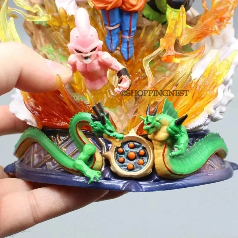 Dragon Ball Son Goku Figure Super Saiyan Action Figurine Cell Shenron Buu Model | 23cm |