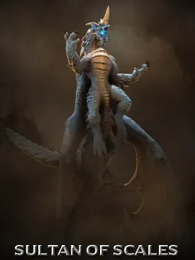 EPIC CREATURES - Legendary Chromatic Blue Dragon for Dnd
