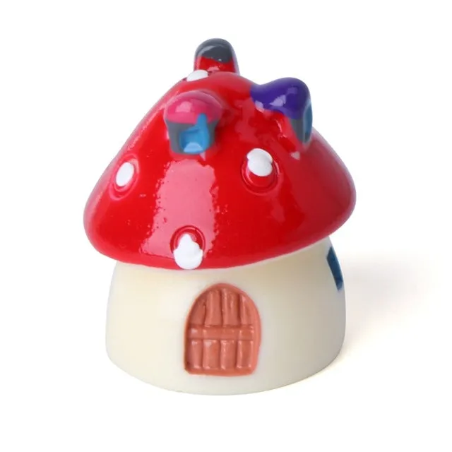 Fairy Garden Mushroom House Figurine