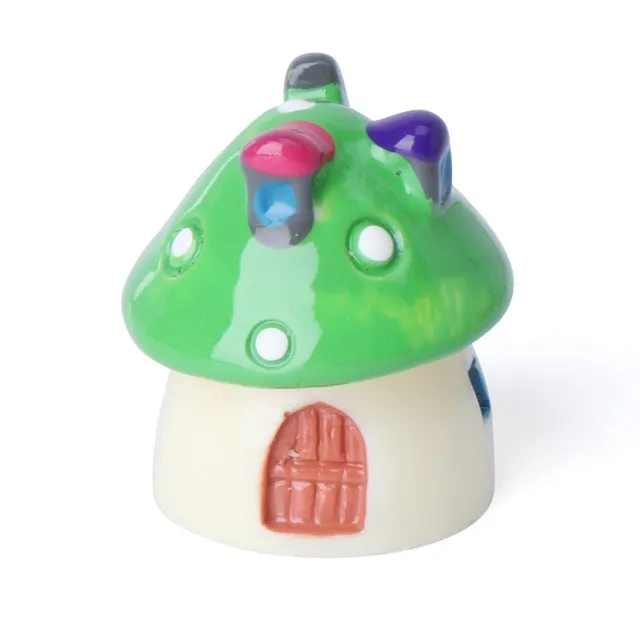Fairy Garden Mushroom House Figurine