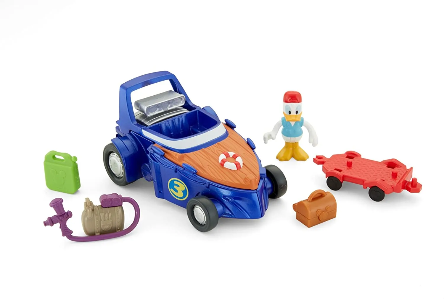 Fisher-Price Disney Mickey & the Roadster Racers, Donald's Cruiser Transforming Playset