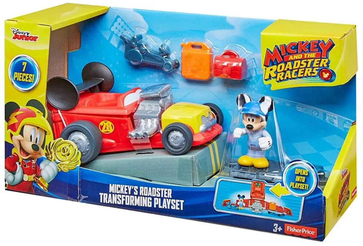 Fisher-Price Disney Mickey & the Roadster Racers, Donald's Cruiser Transforming Playset