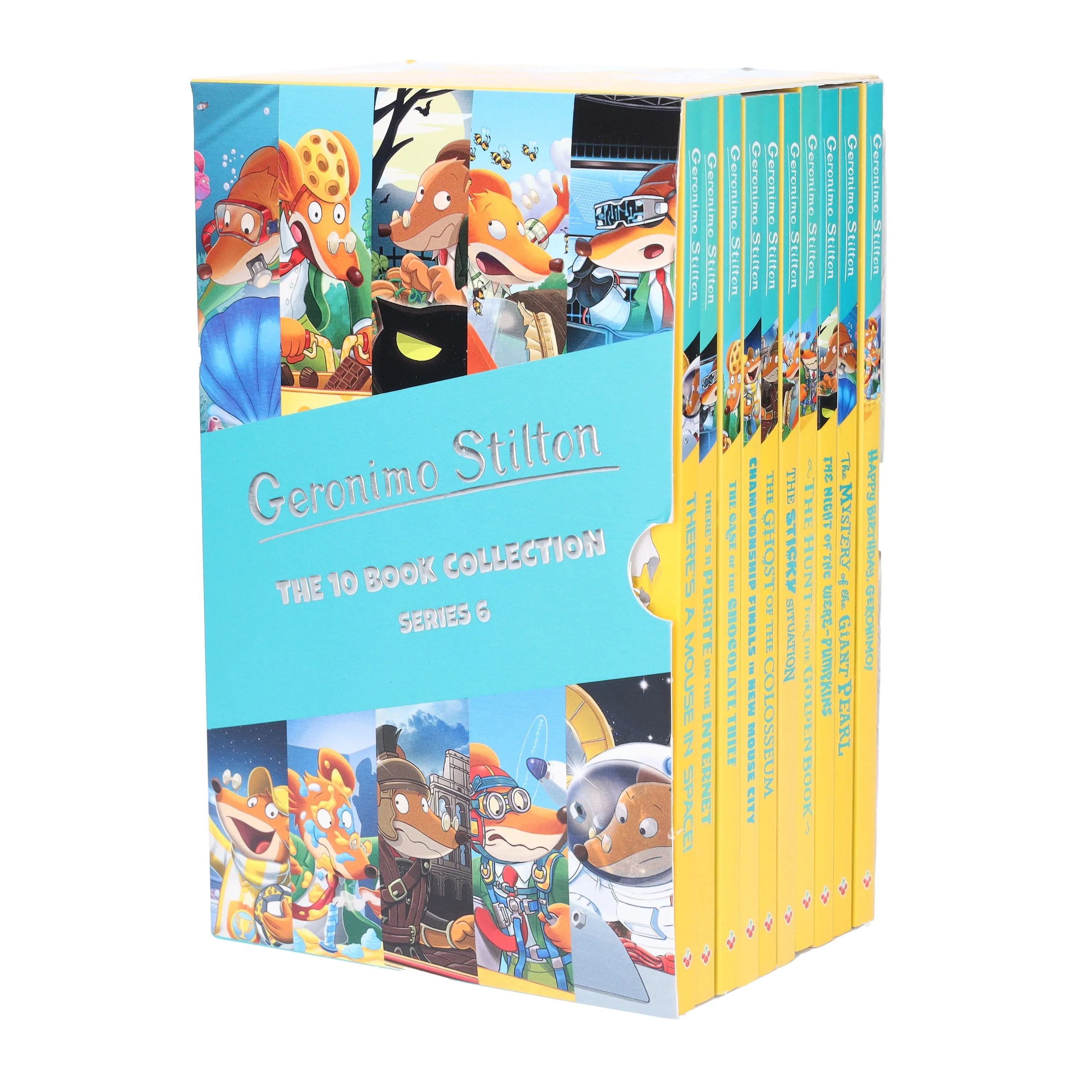 Geronimo Stilton The 10 Book Collection (Series 6) Box Set - Ages 5-7 - Paperback