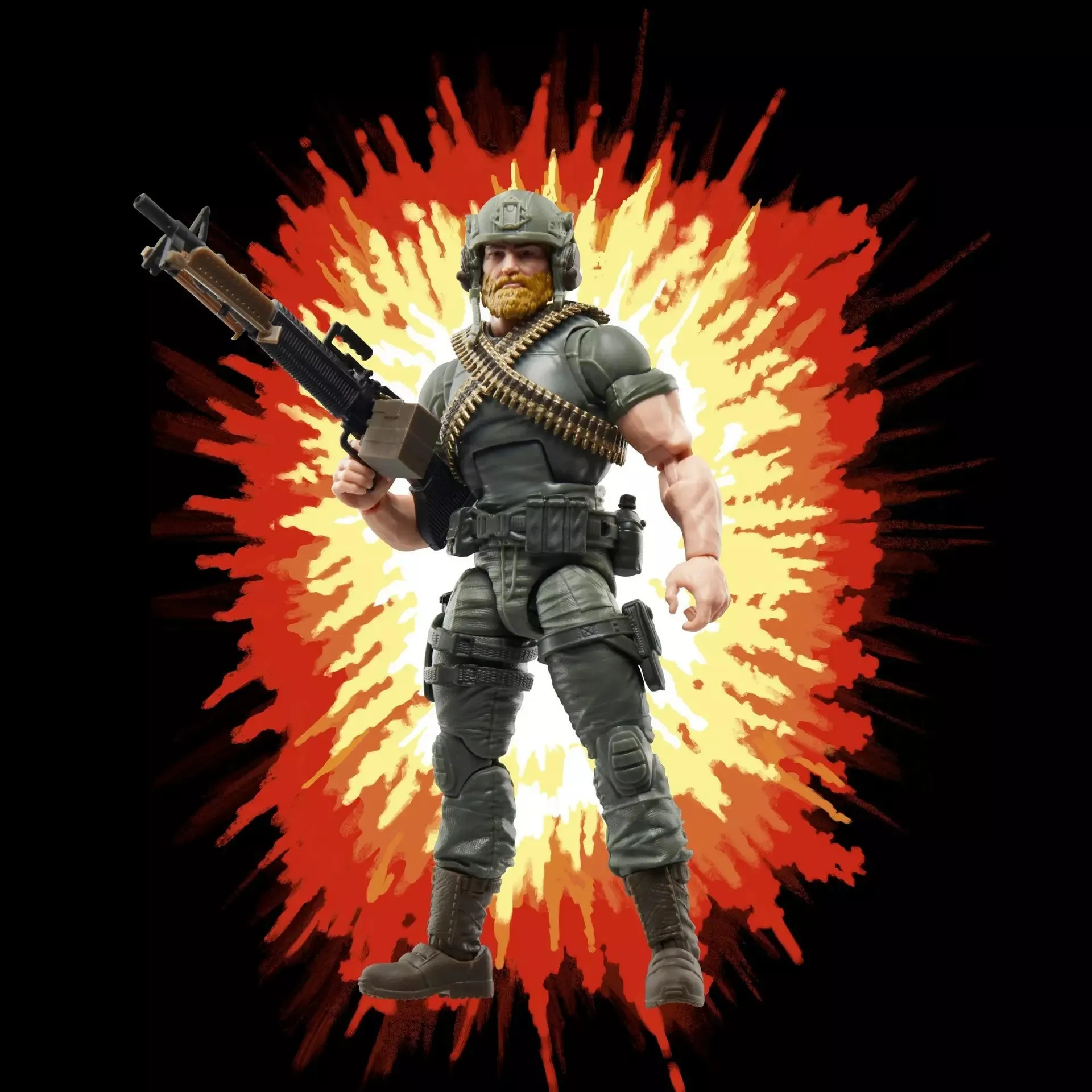 G.I. Joe Classified Series Retro Cardback Craig “Rock ’N Roll” McConnel 6" Inch Action Figure - Hasbro *IMPORT STOCK*