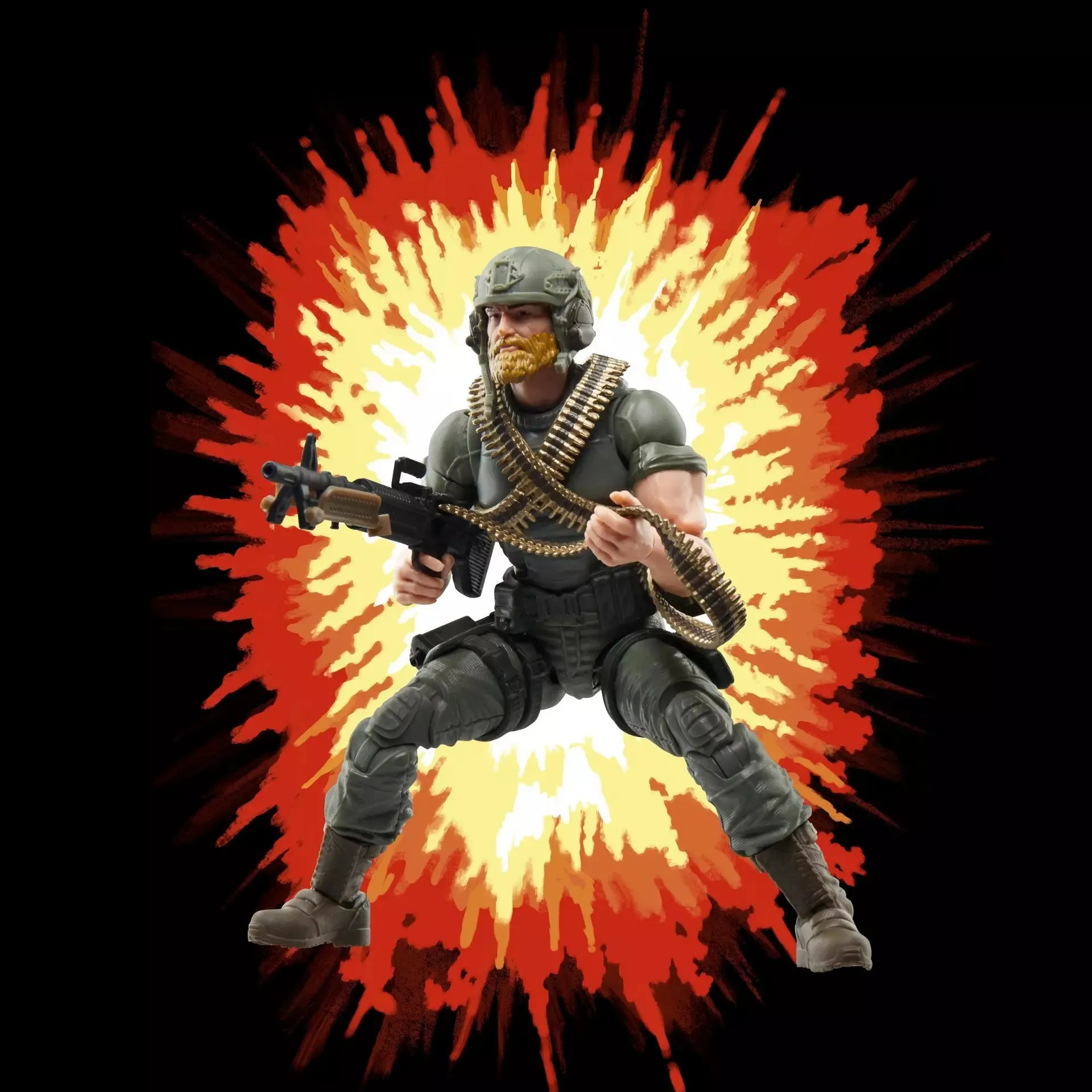 G.I. Joe Classified Series Retro Cardback Craig “Rock ’N Roll” McConnel 6" Inch Action Figure - Hasbro *IMPORT STOCK*
