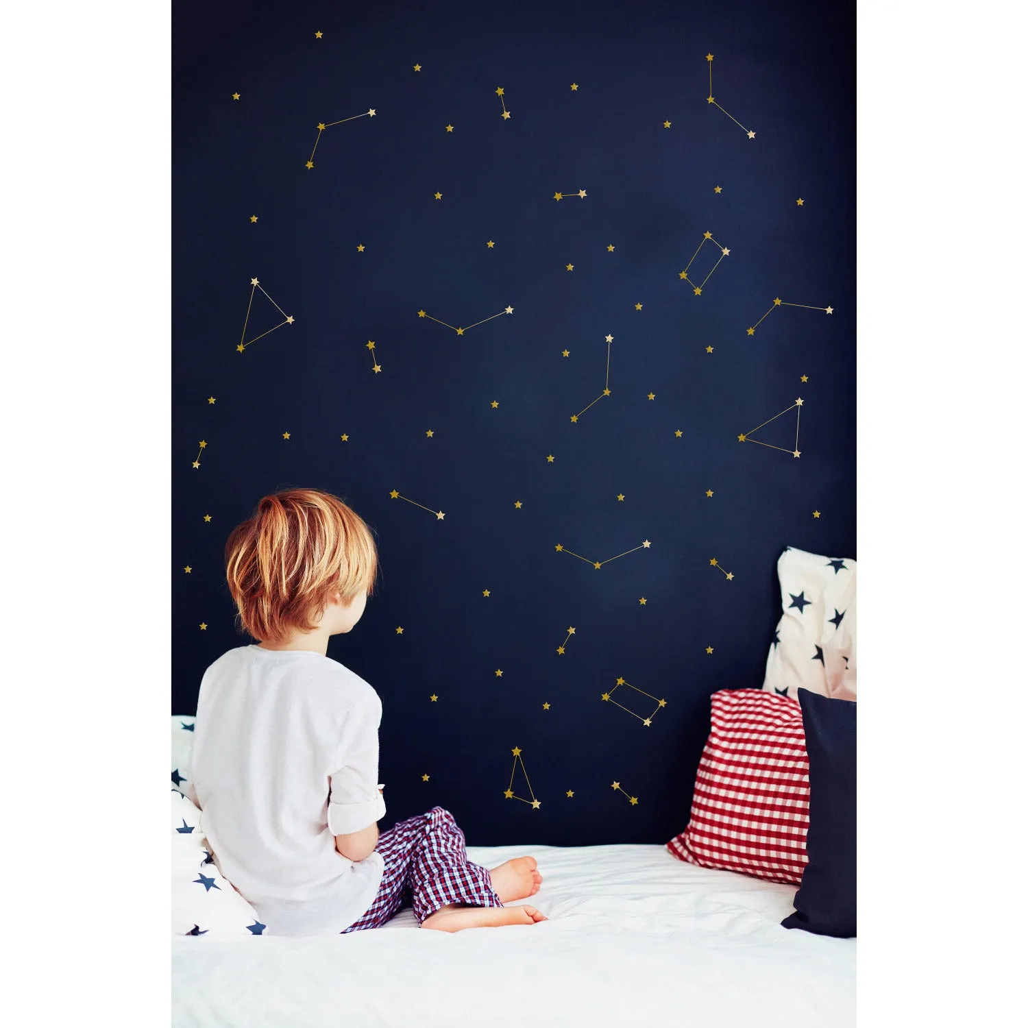 Gold Constellation Wall Decal