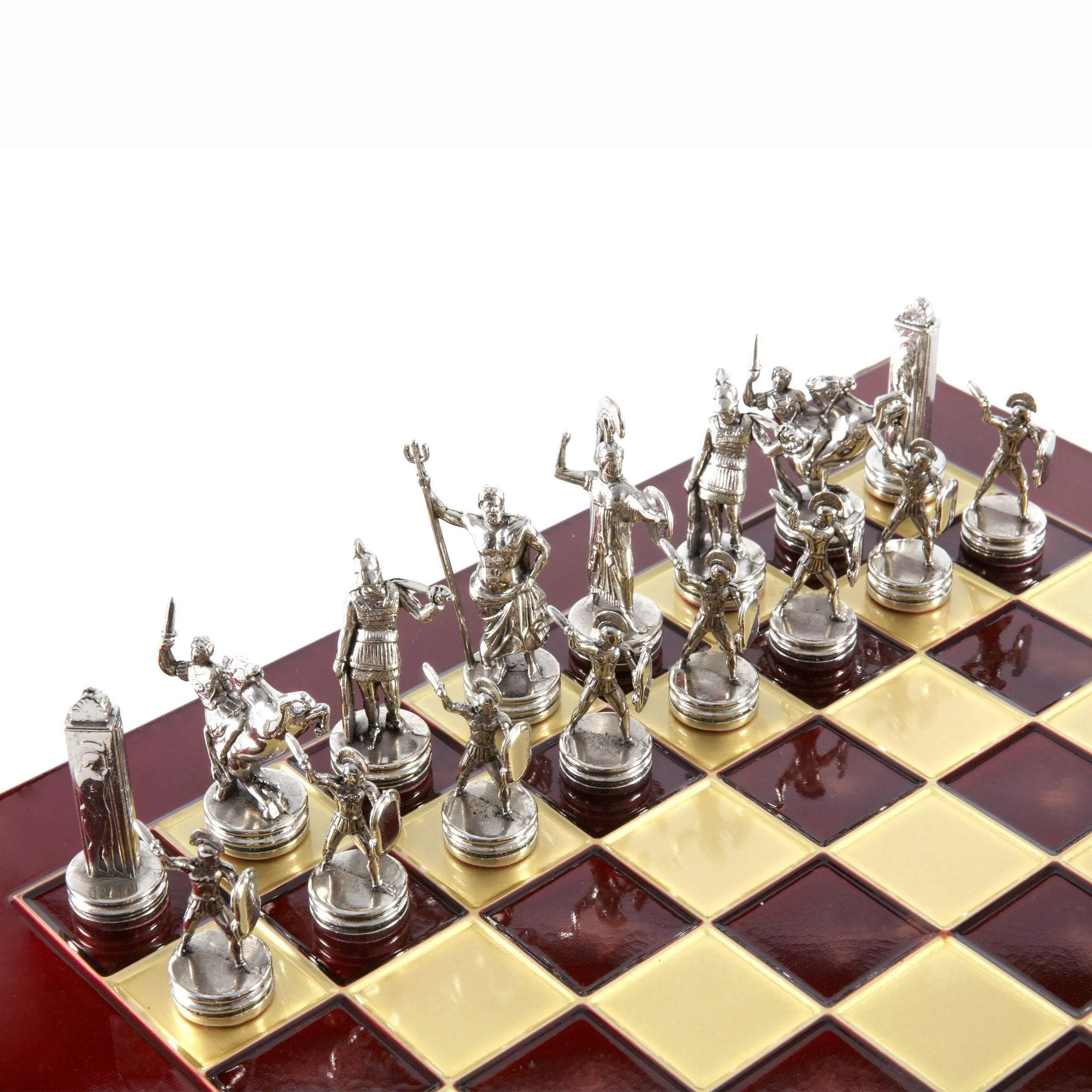 Greek Mythology Chess Set - 14"