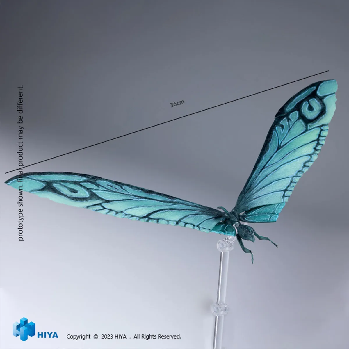 HiPlay HIYA Godzila: King of the Monsters, Mothra Sky Blue Beast Exquisite Basic Series Monster Action Figure