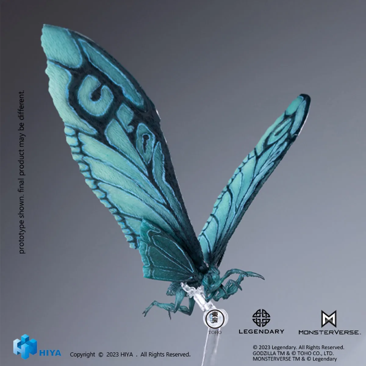 HiPlay HIYA Godzila: King of the Monsters, Mothra Sky Blue Beast Exquisite Basic Series Monster Action Figure