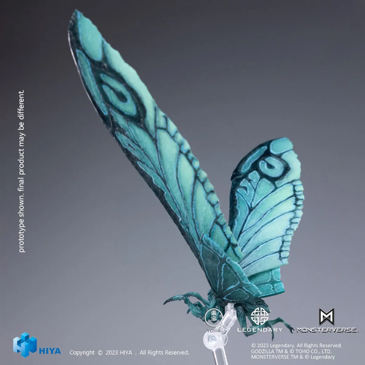 HiPlay HIYA Godzila: King of the Monsters, Mothra Sky Blue Beast Exquisite Basic Series Monster Action Figure