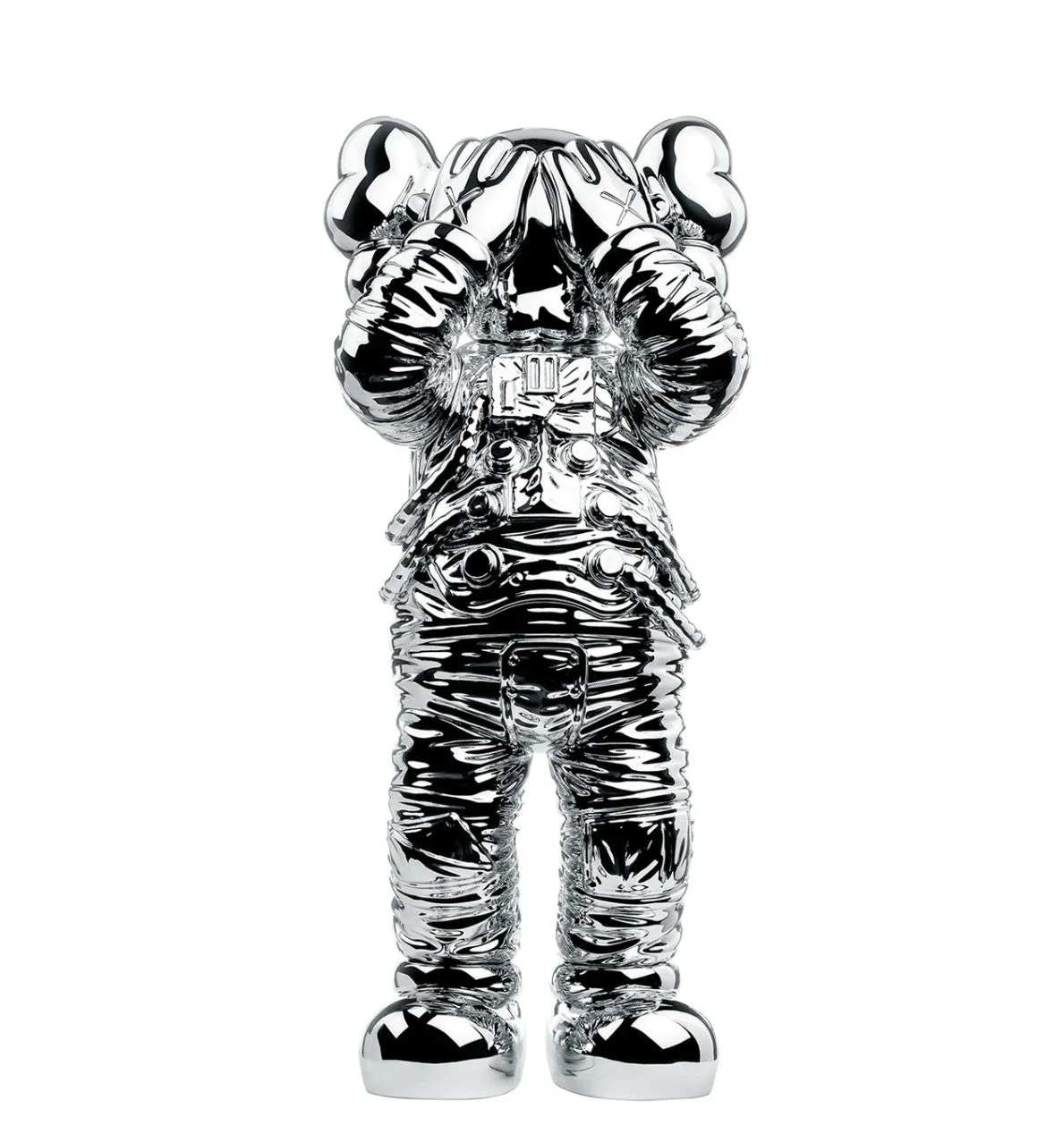 Holiday Space- Silver Fine Art Toy by Kaws- Brian Donnelly