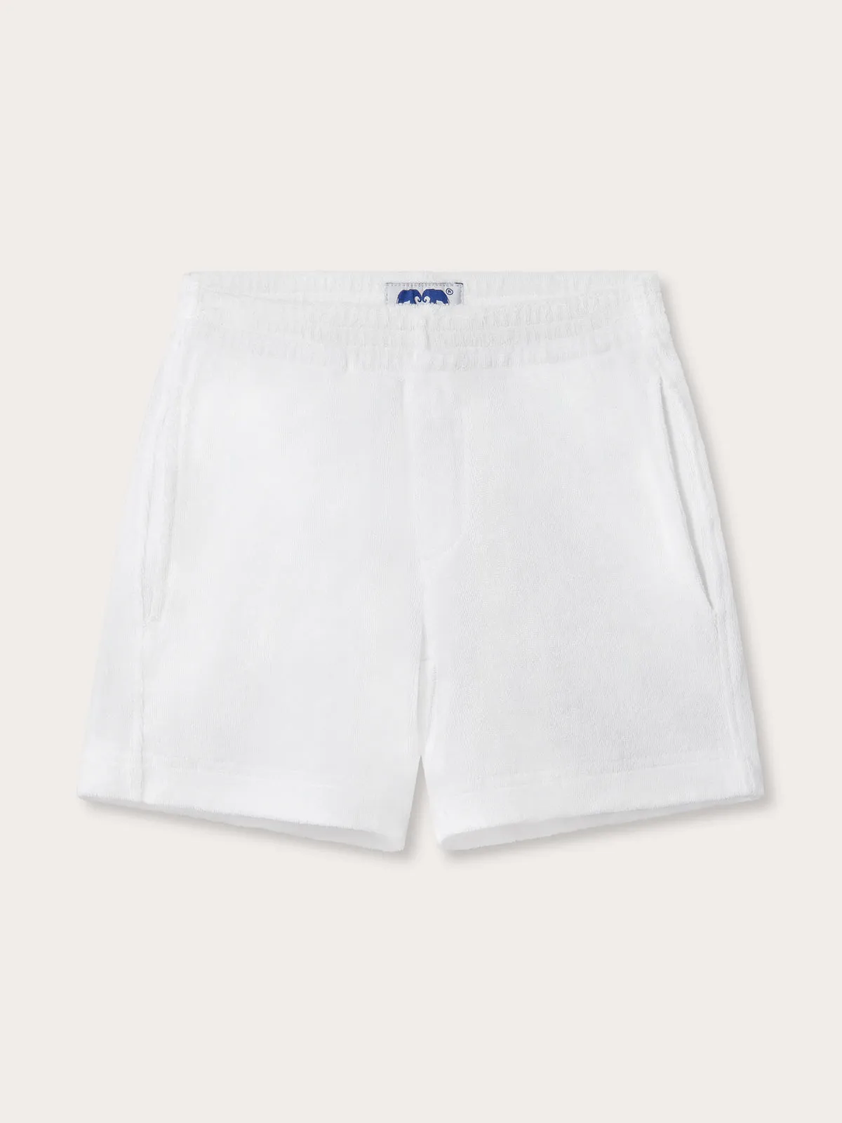 Kids White Holmes Terry Shorts