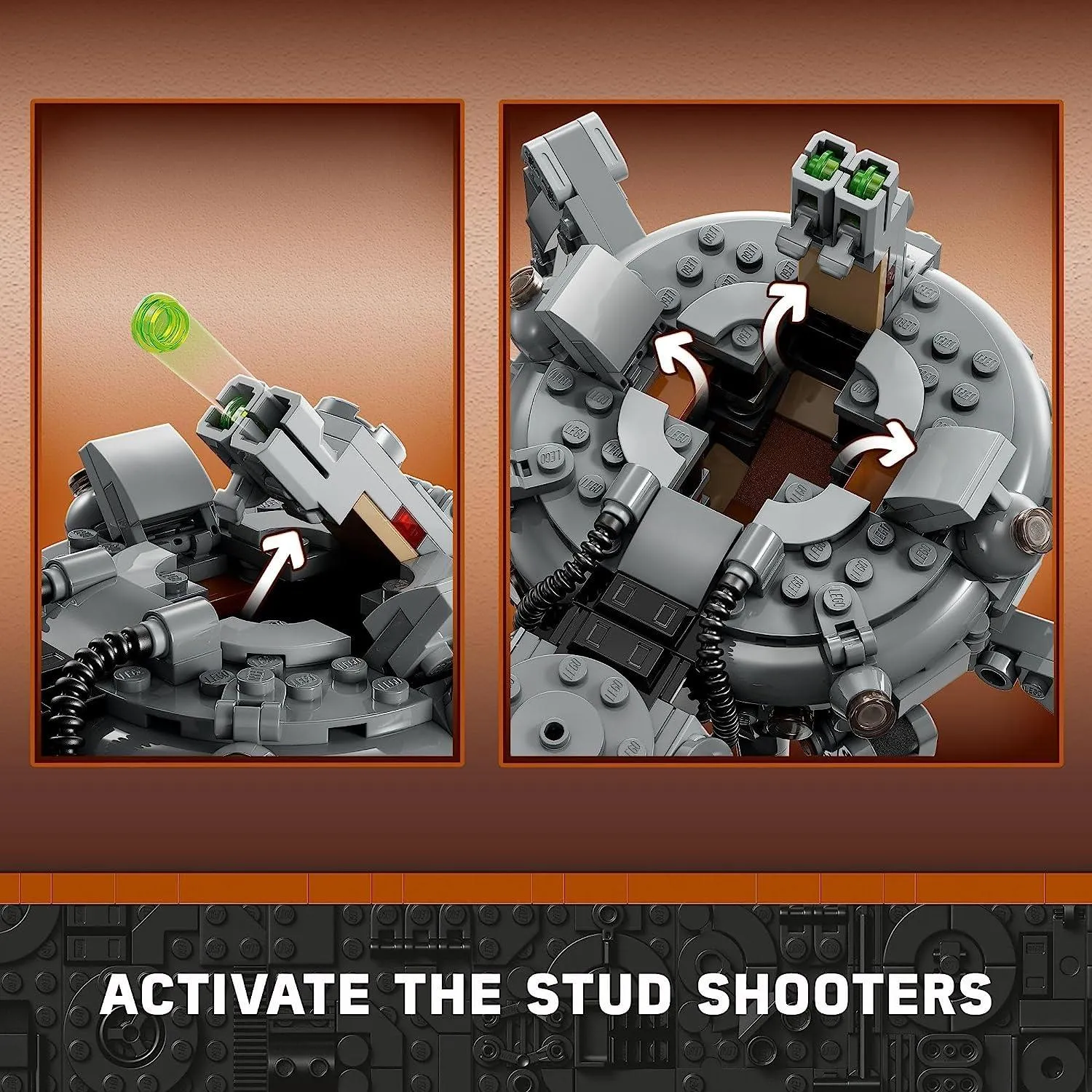 LEGO Star Wars Spider Tank 75361, Building Toy Mech from The Mandalorian Season 3, Includes The Mandalorian with Darksaber, Bo-Katan, and Grogu 'Baby Yoda' Minifigures, Gift Idea for Kids Ages 9 