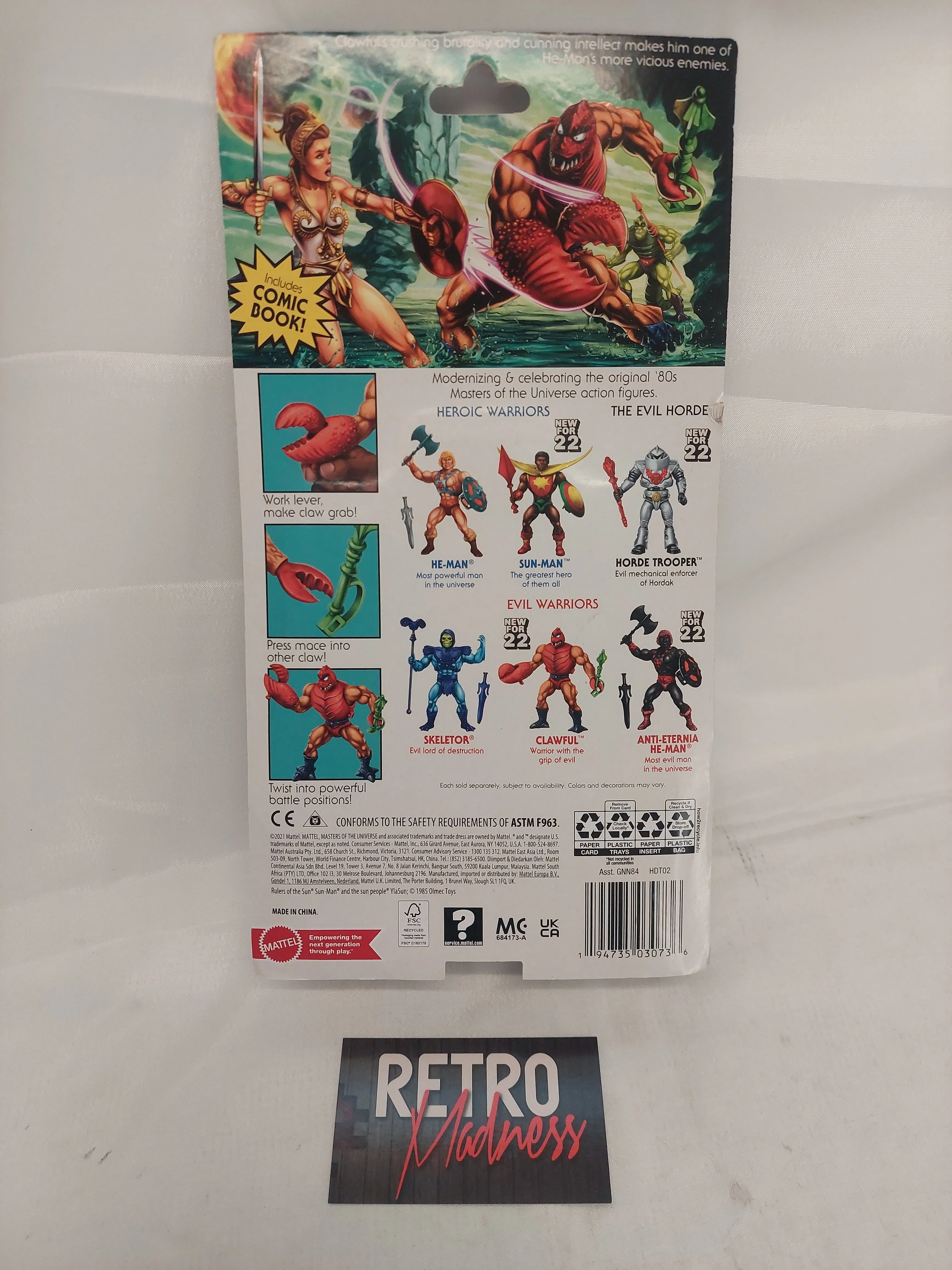Masters of the Universe Clawful Figure