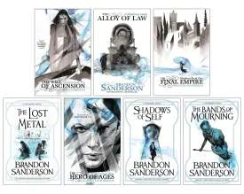 Mistborn Series by Brandon Sanderson Complete 7 Books Collection Set - Fiction - Paperback