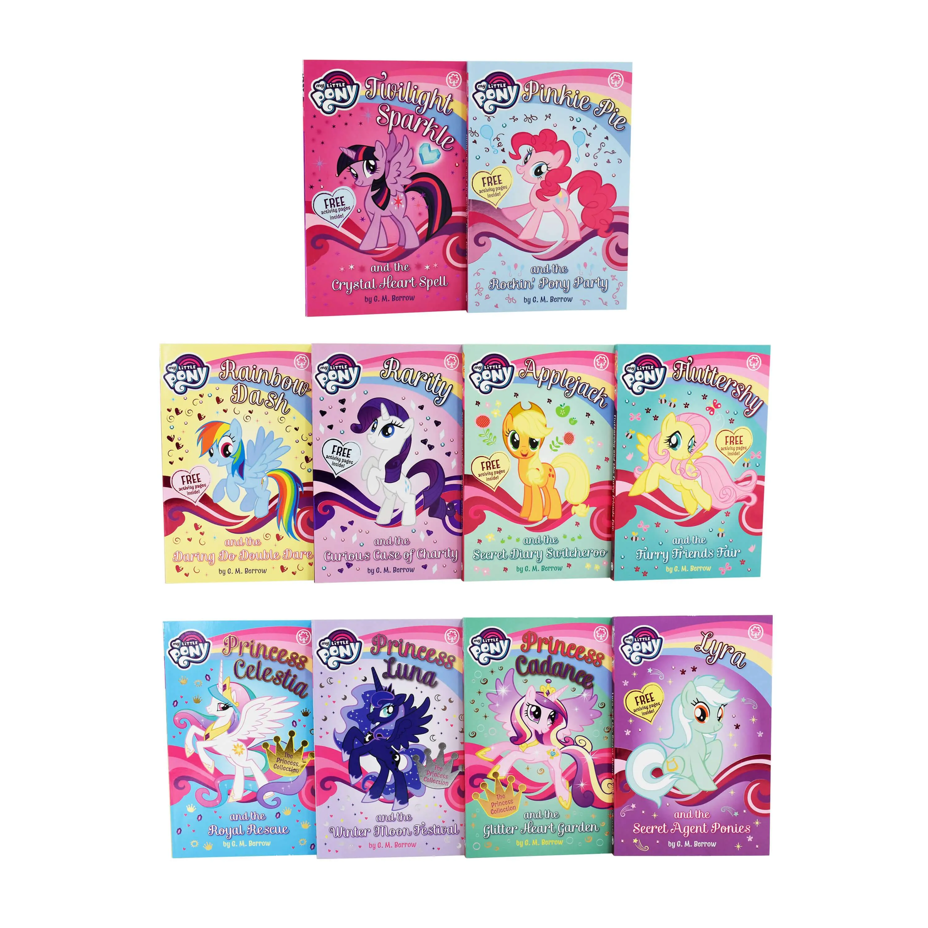 My Little Pony Magical Fantasy 10 Books Box Set - Paperback - G M Berrow