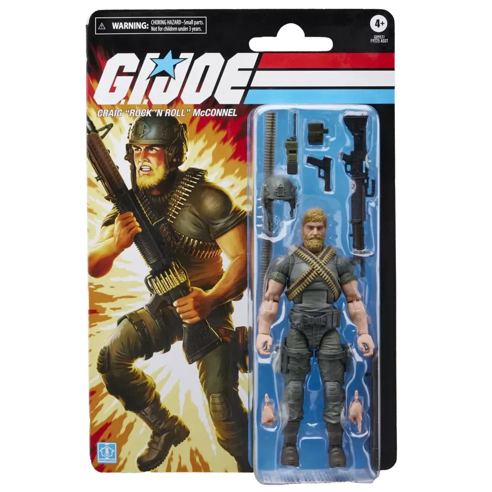 [PRE-ORDER] G.I. Joe Classified Series: Retro Craig -Rock N Roll- McConnel Action Figure (G0957)