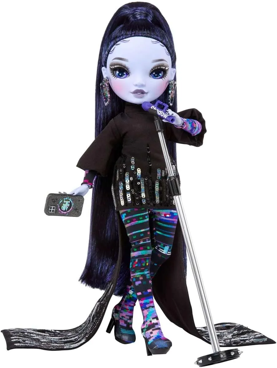 Rainbow High Shadow High Reina Glitch Crowne- Purple Fashion Doll. Fashionable Outfit & 10  Colorful Play Accessories. Great Gift for Kids 4-12 Years Old & Collectors