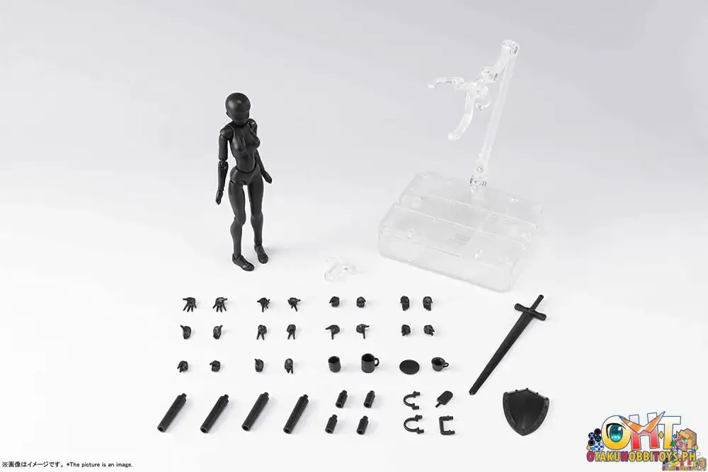 S.H.Figuarts Body-chan DX Set 2 (Solid Black Color Ver.)