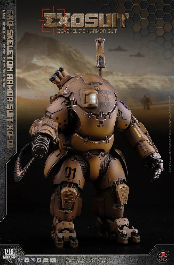 Soldier Story 1/18 EXO Skeleton Armor Suit Set