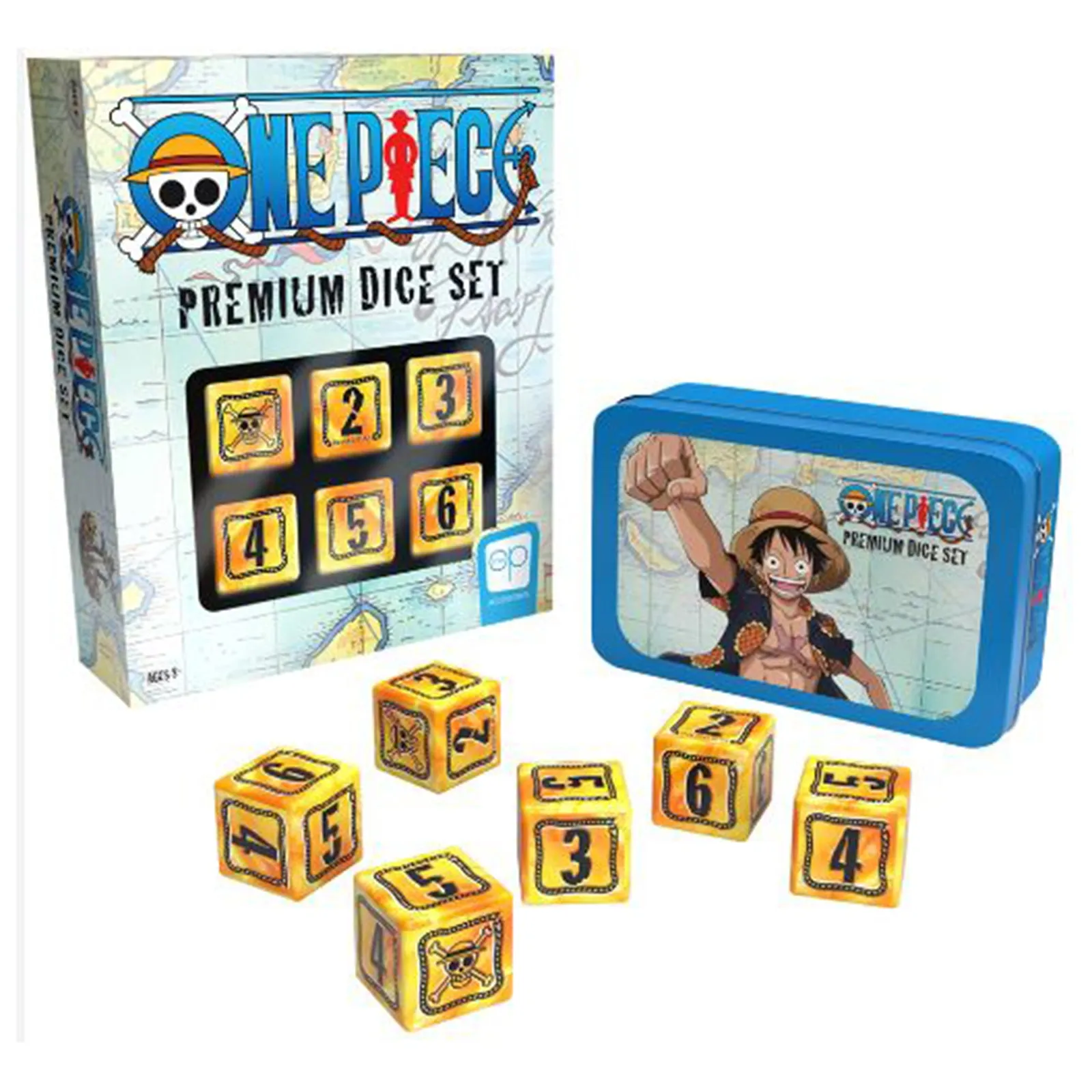 USAopoly One Piece 6D6 Premium Dice Set