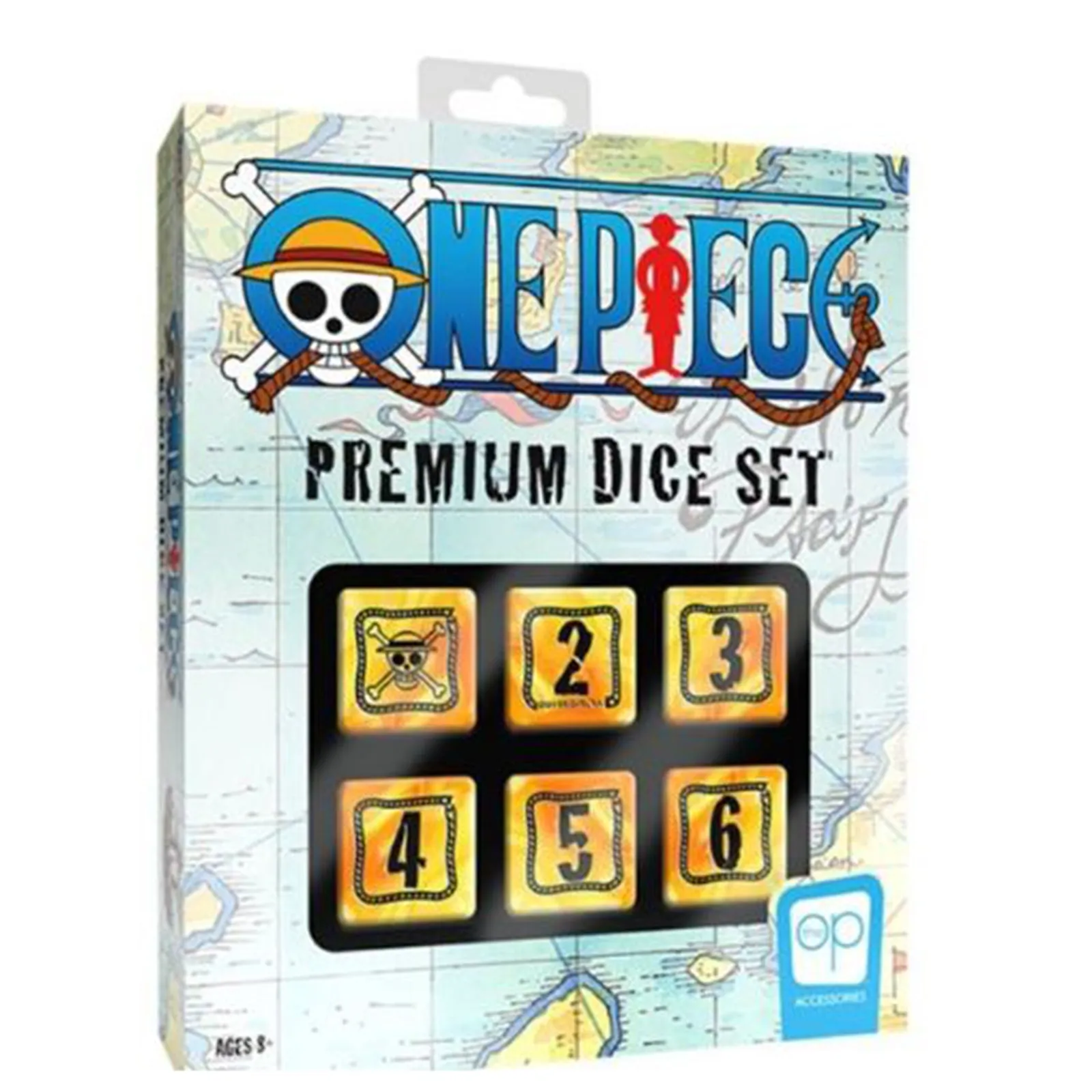 USAopoly One Piece 6D6 Premium Dice Set