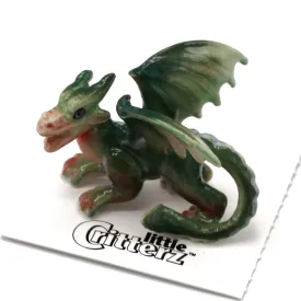 Western Dragon "Draco" - miniature porcelain figurine